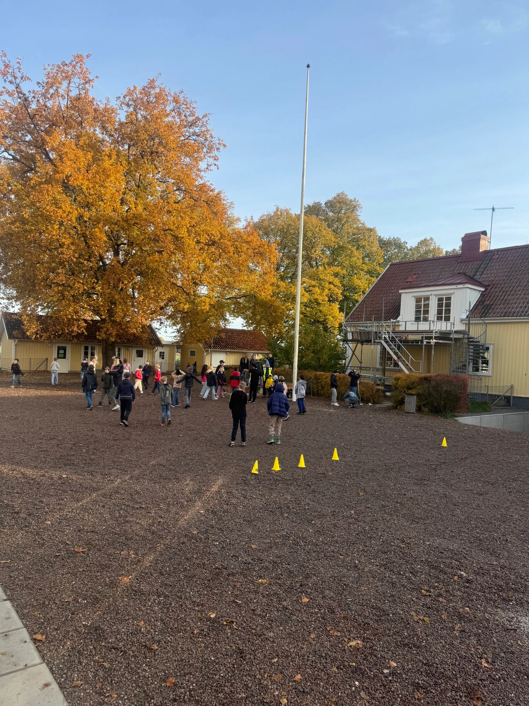 Rast på skolan bild