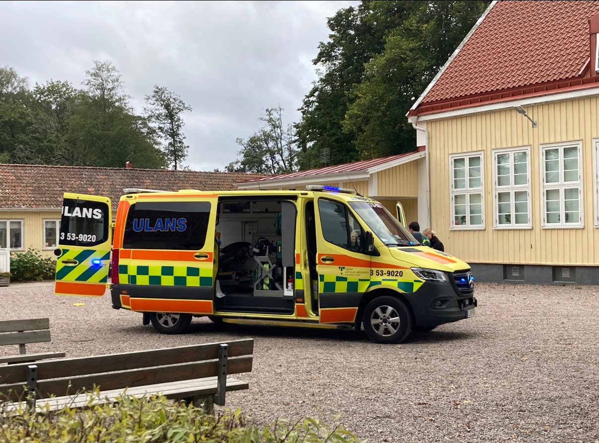 Besök av ambulansen bild